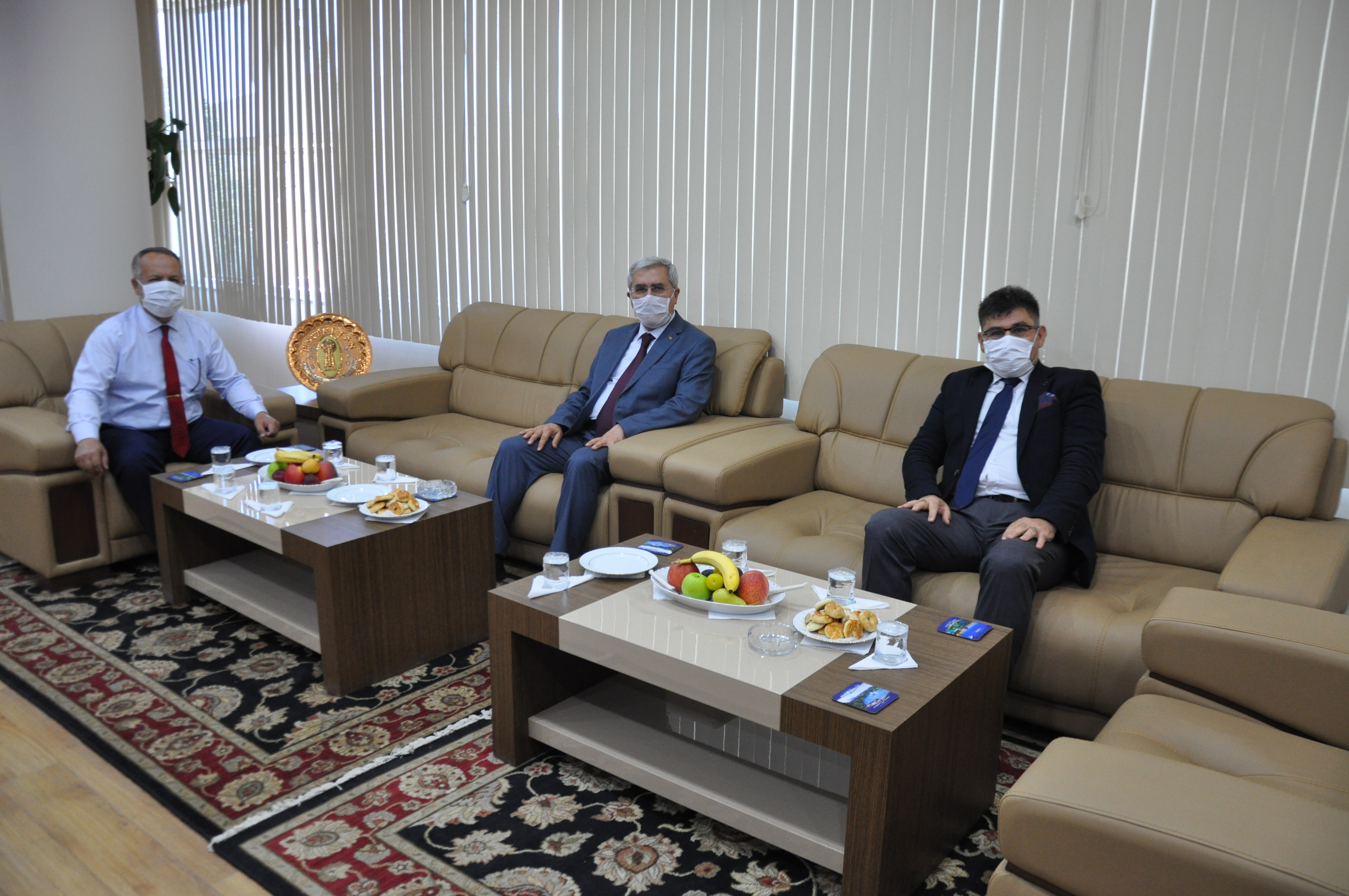 Rektör Can, Afşin İlçe Protokolü ile Bir Araya Geldi